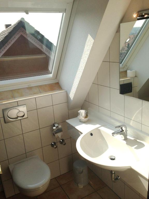 Koupelna v ubytování Hotel Ochsen