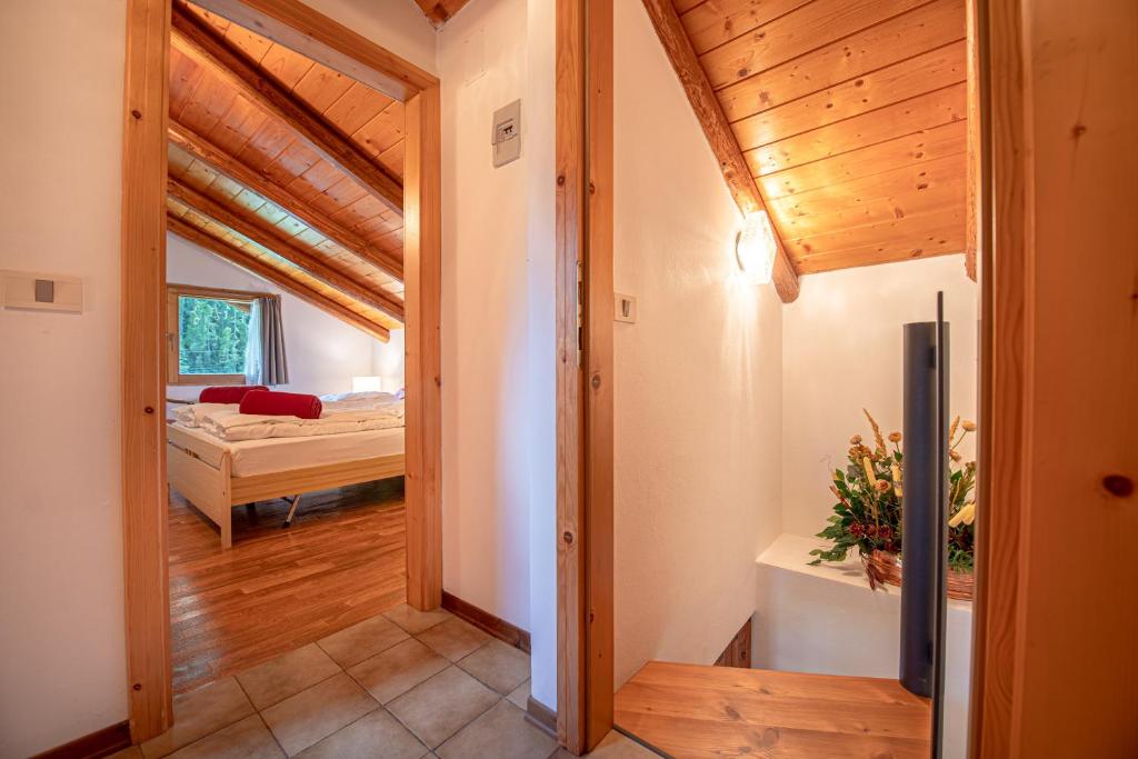 Postel nebo postele na pokoji v ubytování Baita Mas Rabbies