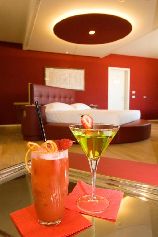 Nápoje v ubytování Hotel Glamour