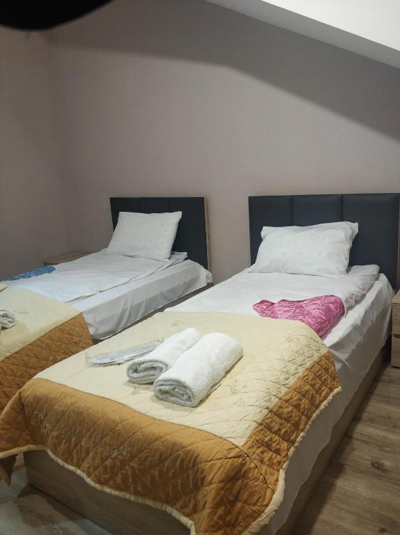 Postel nebo postele na pokoji v ubytování Favourite