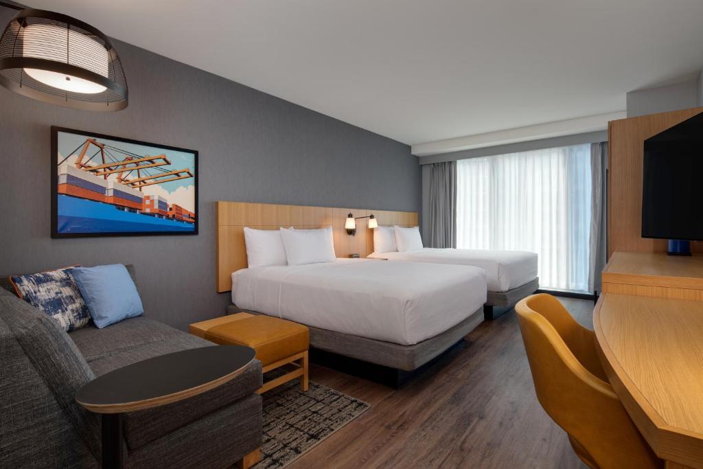 Hyatt Place Boston/Seaport District - Habitación Queen Estándar Con Dos Camas Queen