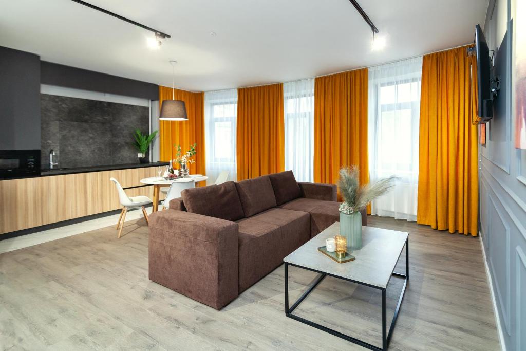 Posezení v ubytování AUSTRIAN APART HOTEL