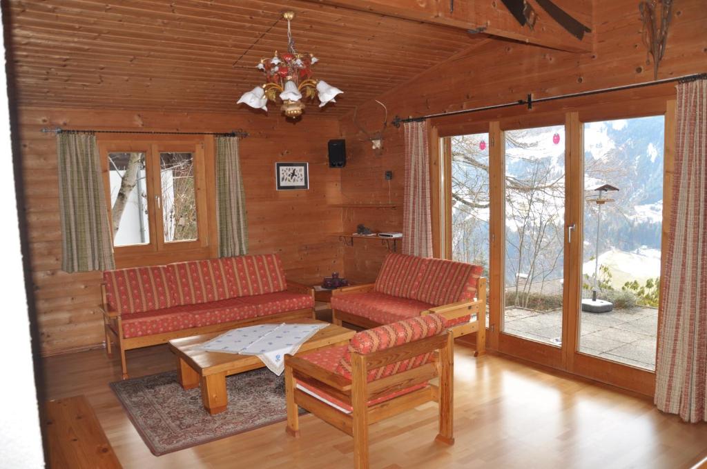 Posezení v ubytování Chalet Edelweiss