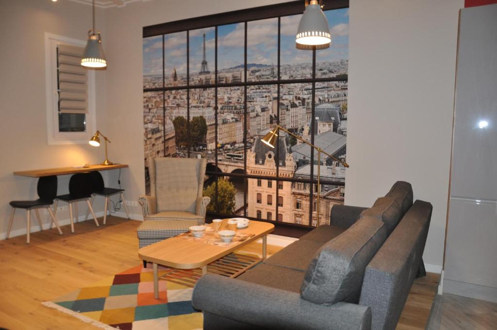Posedenie v ubytovaní Cichy Zakątek - ekskluzywny apartament 90 m2