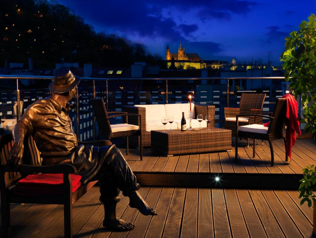 Posezení v ubytování Hotel Julian