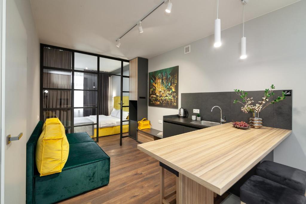 Posezení v ubytování AUSTRIAN APART HOTEL