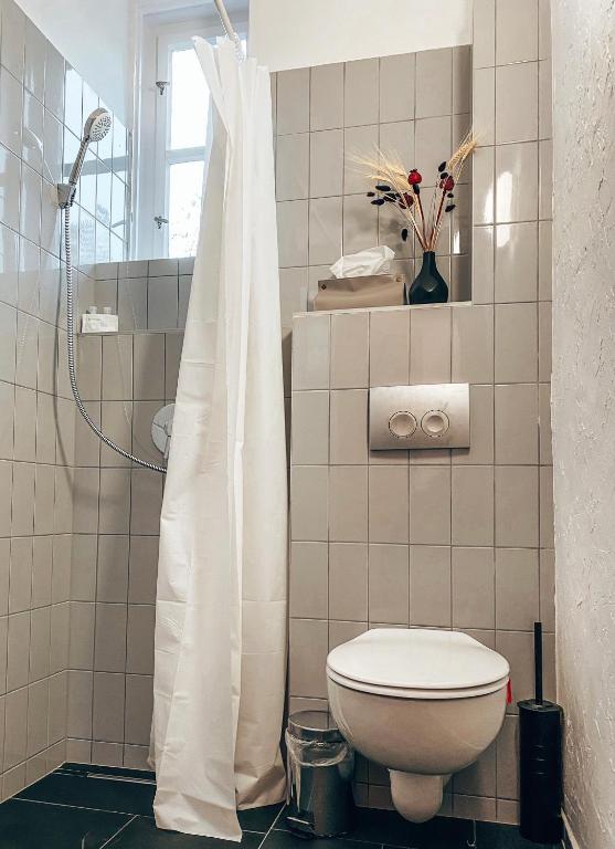 Koupelna v ubytování Villa Kabala