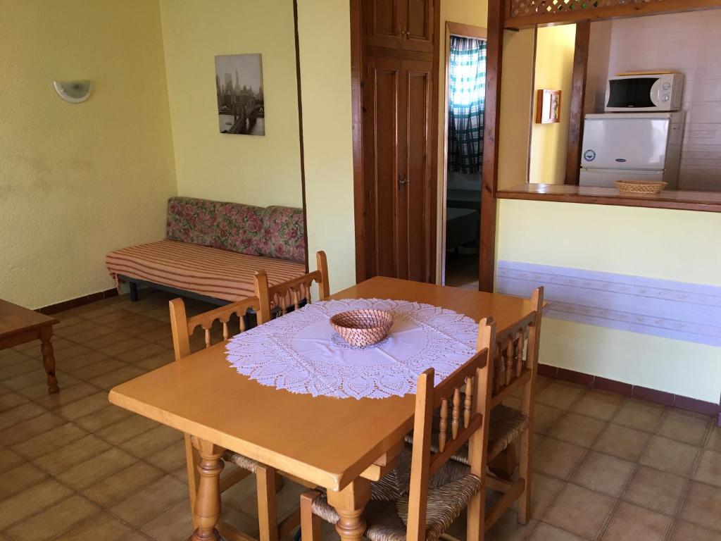 Kuchyň nebo kuchyňský kout v ubytování Bertur Peñismar