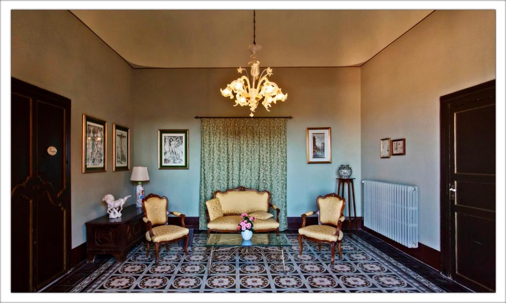 Posezení v ubytování AGRITURISMO CASA VACANZE Antico Baglio