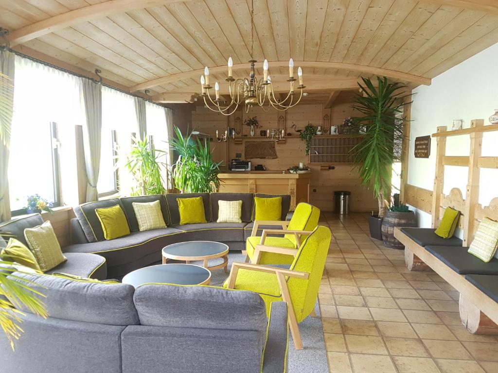 Posezení v ubytování Hotel Garni