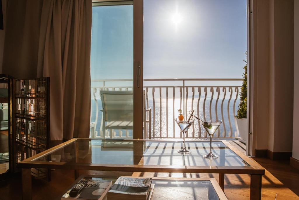 Balkón nebo terasa v ubytování Villa Fiorella Art Hotel