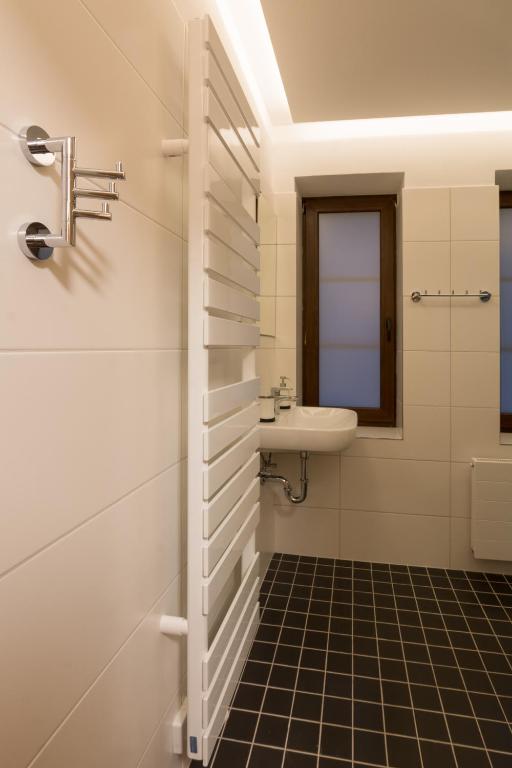 Koupelna v ubytování Apartmány Sára