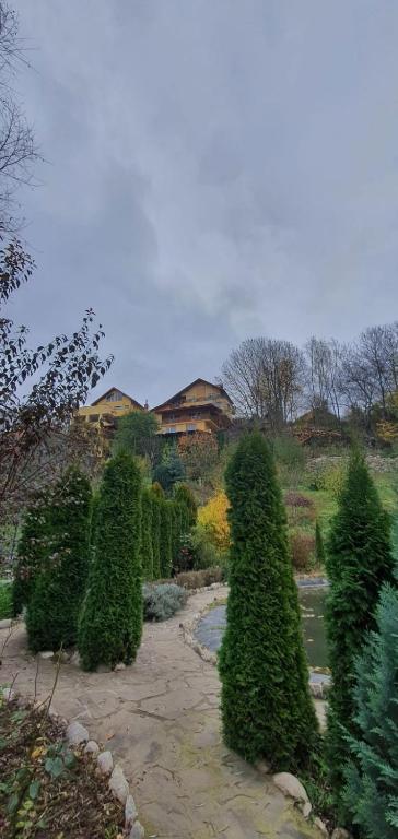 Zahrada ubytování Doftana Apartaments