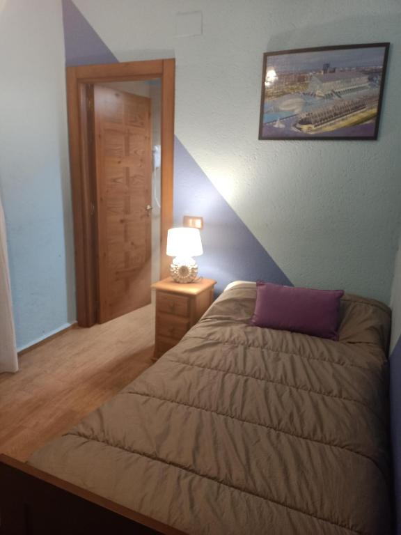Postel nebo postele na pokoji v ubytování La Cerca