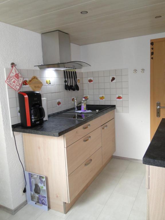 Kuchyň nebo kuchyňský kout v ubytování Haus Angermann