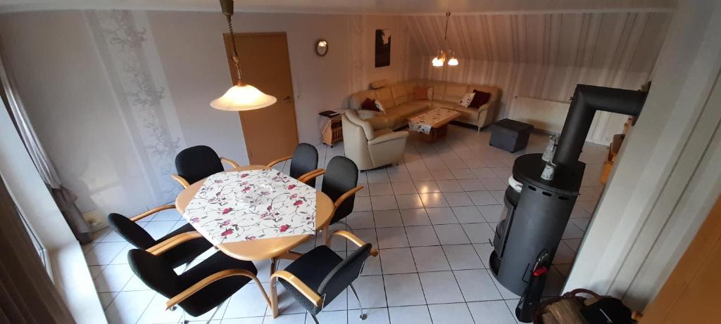 Posezení v ubytování Ferienwohnung Rita
