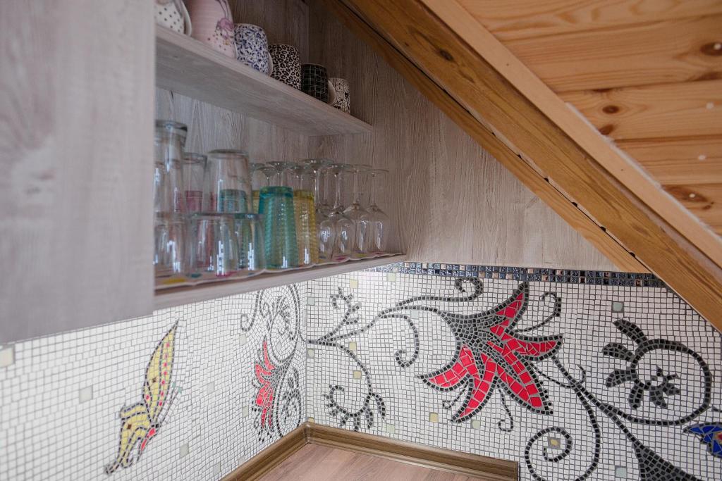 Fotografie z fotogalerie ubytování art-house 3 attic apartment with terrace v destinaci Děčín