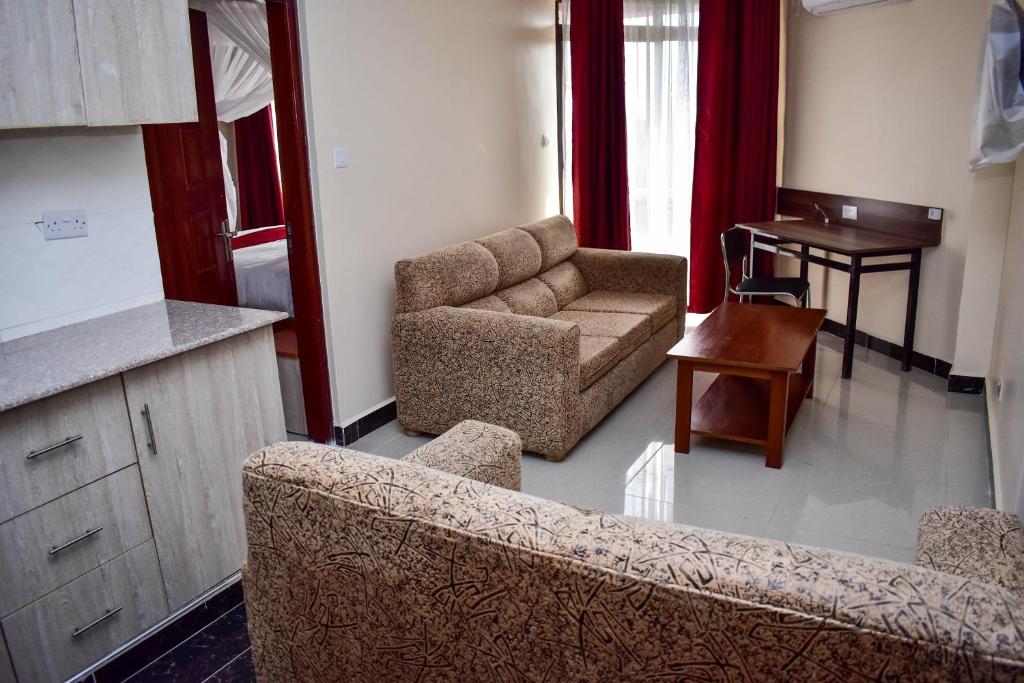 Posezení v ubytování Divine Homes Resort Kisumu