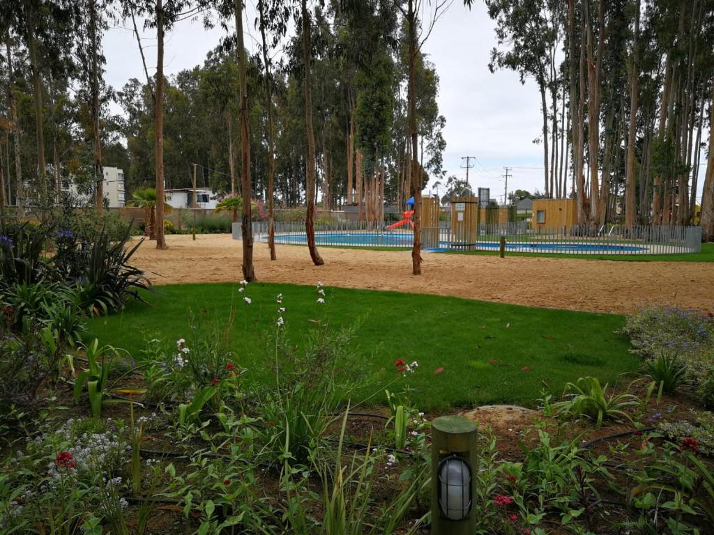 Zahrada ubytování Espectacular Departamento Algarrobo Norte