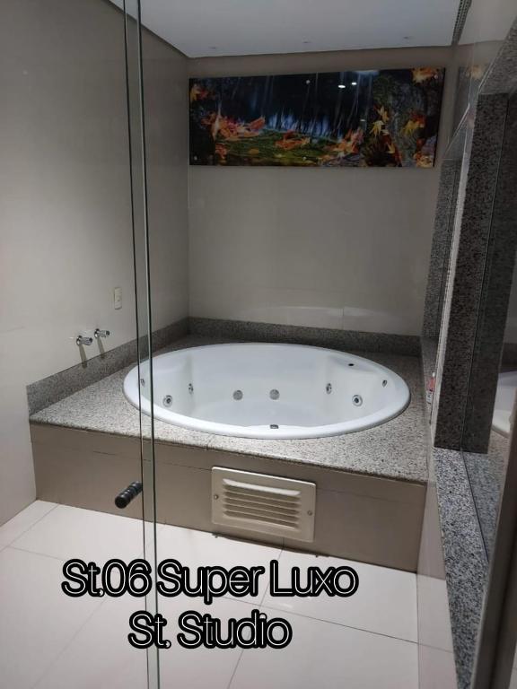 Koupelna v ubytování Lual Motel Sorocaba-SP