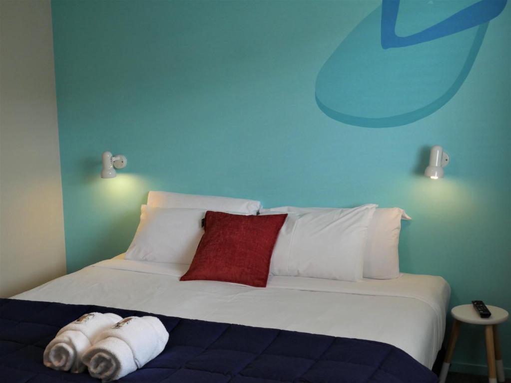 Postel nebo postele na pokoji v ubytování Kaiteri Lodge