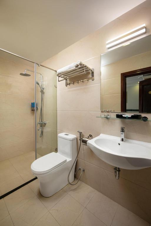 Koupelna v ubytování C'Bon Hotel Do Quang
