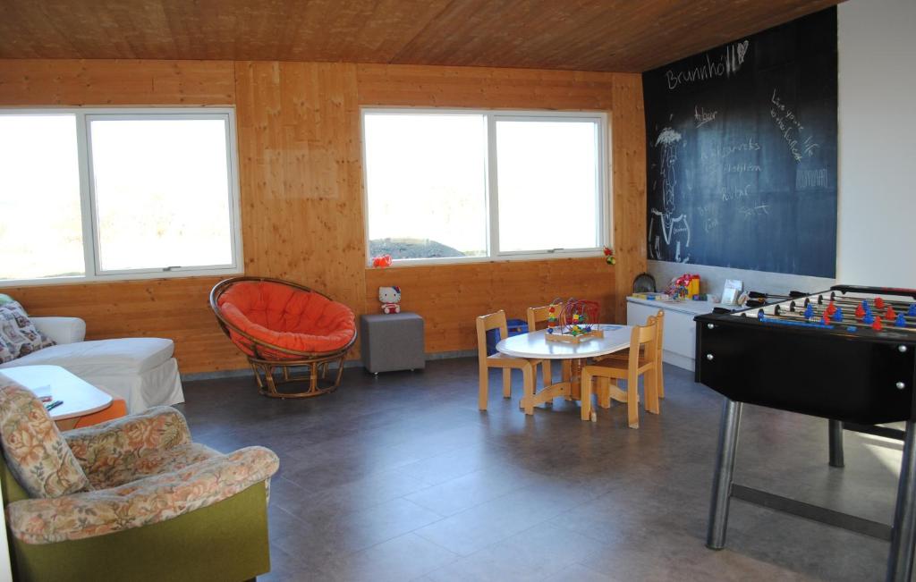 Posezení v ubytování Brunnholl Country Guesthouse