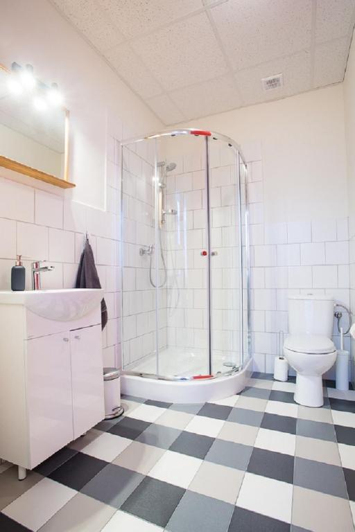 Koupelna v ubytování Moon Hostel Gdańsk