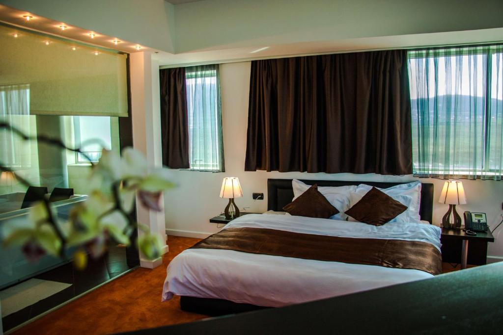 Postel nebo postele na pokoji v ubytování Best Western Hotel Galla