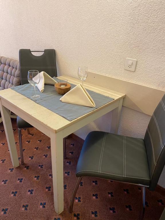 Posezení v ubytování St Martin Apartments