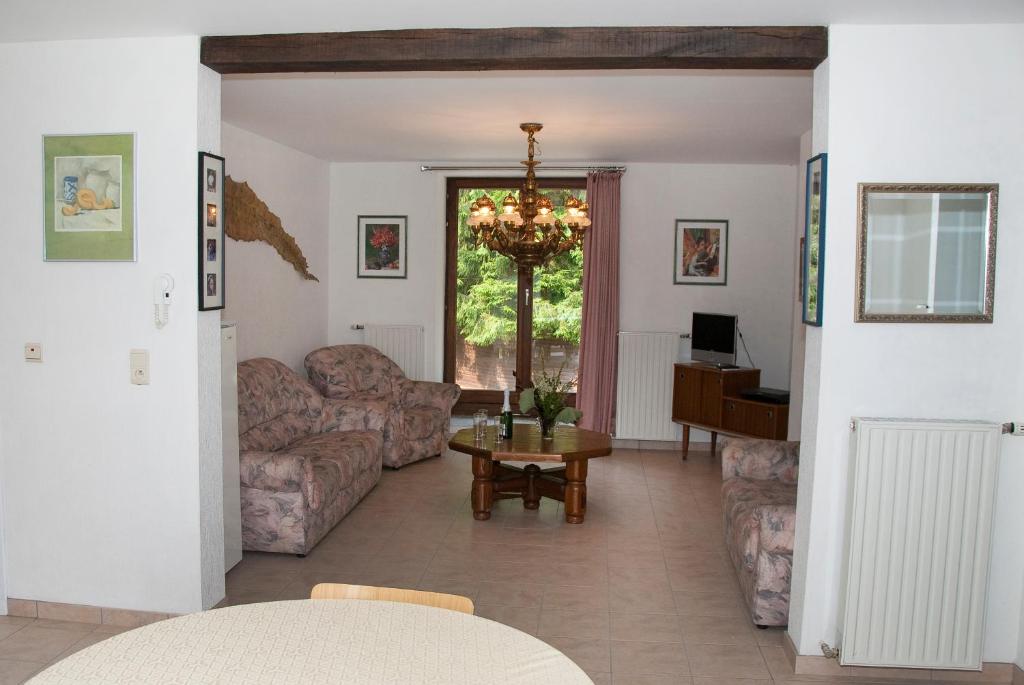 Posezení v ubytování Holiday Home Le Pihon