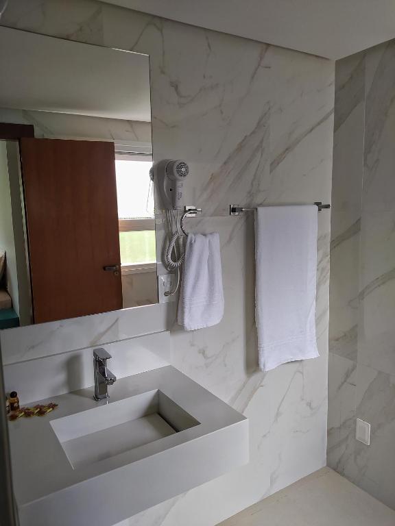 Uma casa de banho em Pousada Vila Dos Mares