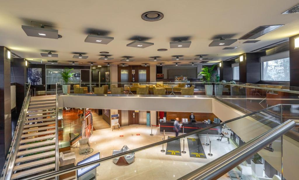 a view of the lobby of a building at Point Hotel Taksim in Istanbul