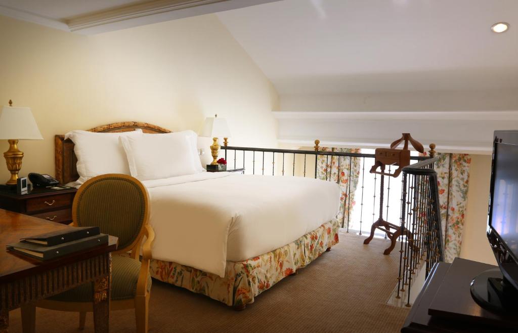 Voodi või voodid majutusasutuse Hotel Gran Mahakam toas
