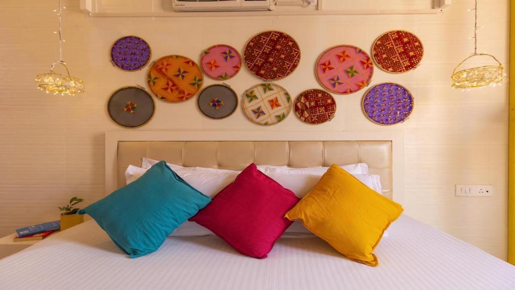 Postel nebo postele na pokoji v ubytování Madpackers Amritsar Bunks, Rooms, & Community