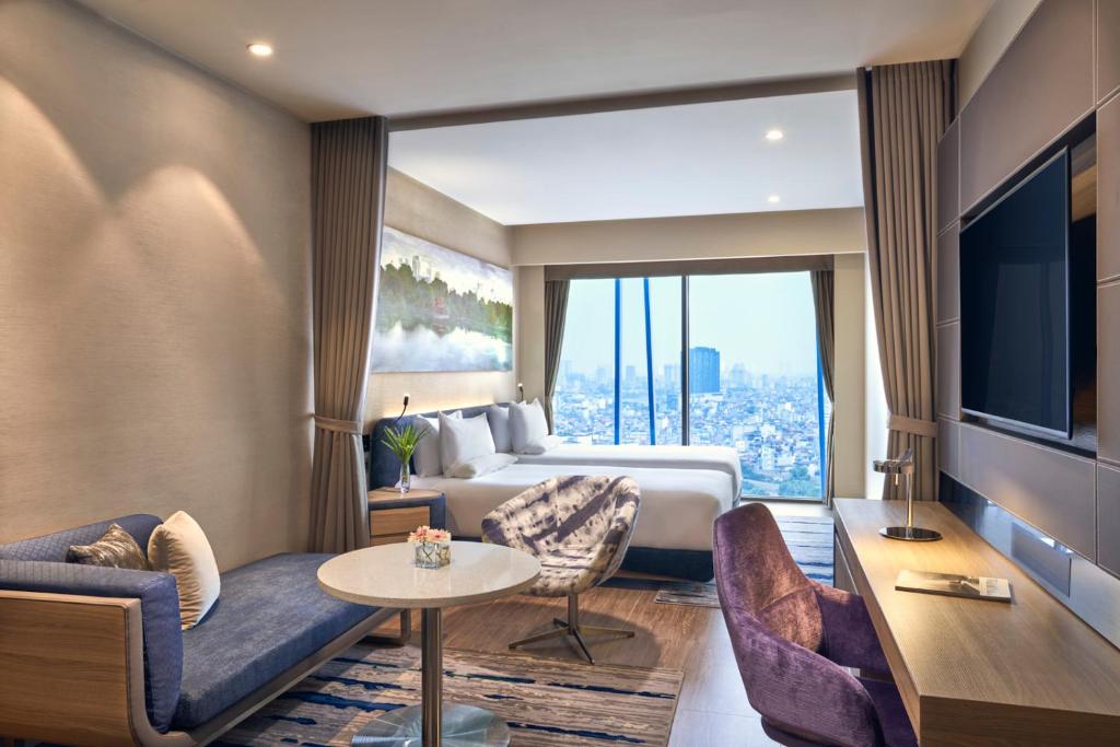 Phòng Deluxe 2 Giường Đơn Nhìn Ra Thành Phố