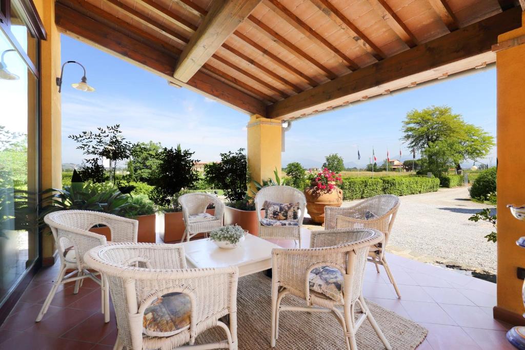 Zahrada ubytování Il Borgo di Villa Castelletti Country Hotel