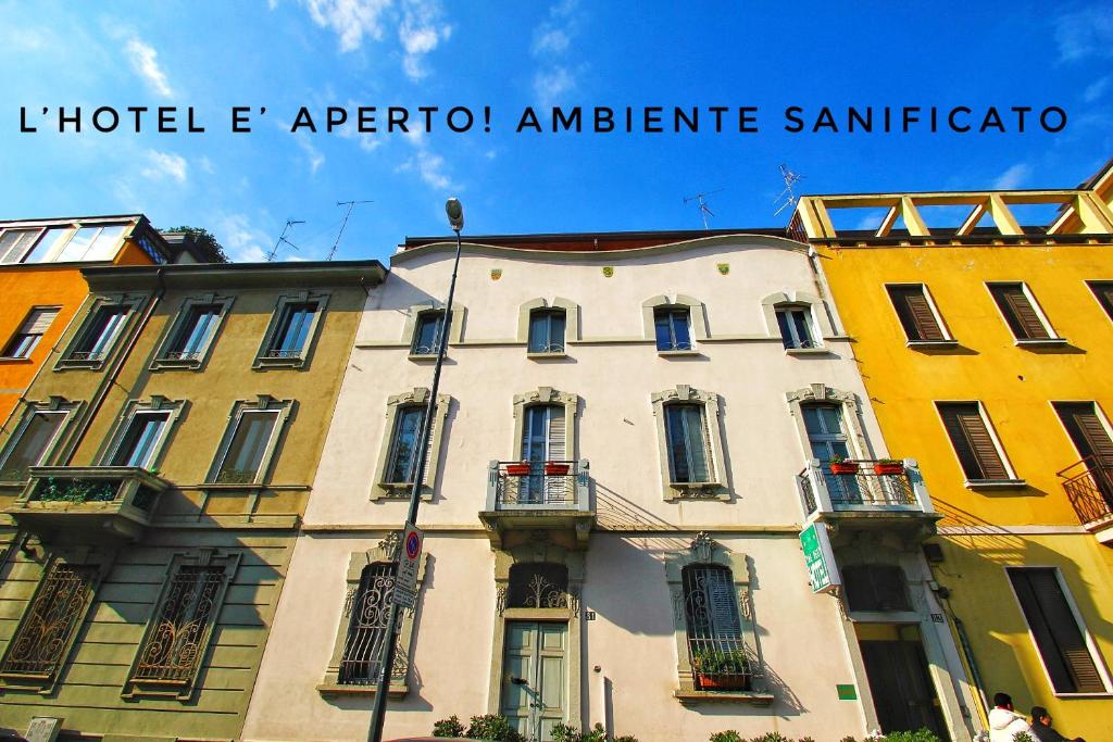 a group of buildings in a city at The Best Hotel in Milan