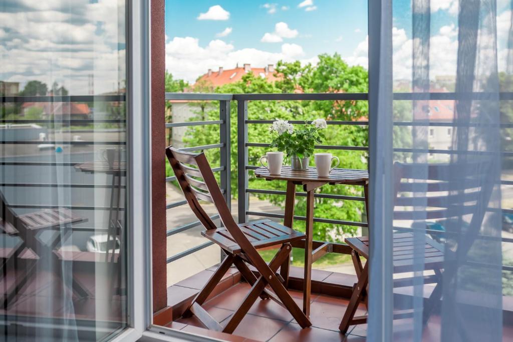 Balkón nebo terasa v ubytování Hotel Mikulski
