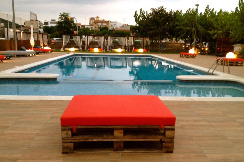 Bazén v ubytování Hostal SolFina nebo v jeho okolí