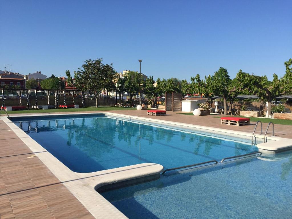 Bazén v ubytování Hostal SolFina nebo v jeho okolí