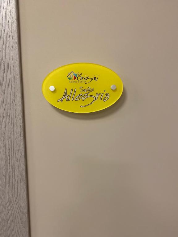 Certifikát, hodnocení, plakát nebo jiný dokument vystavený v ubytování Le Origini Rooms&Suite