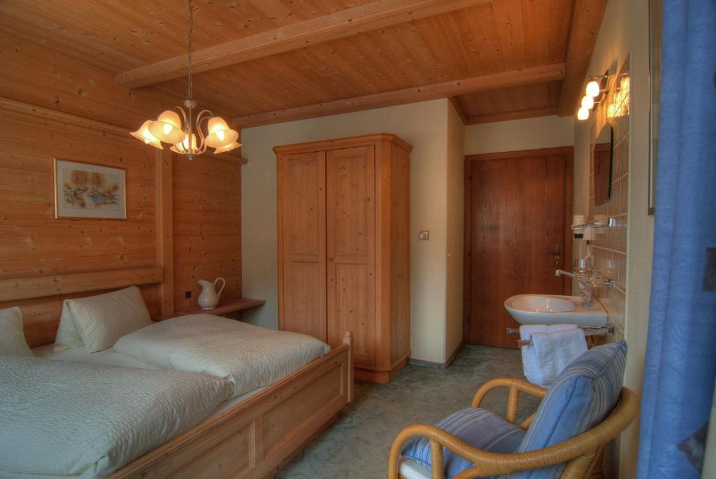 Postel nebo postele na pokoji v ubytování Haus Christl