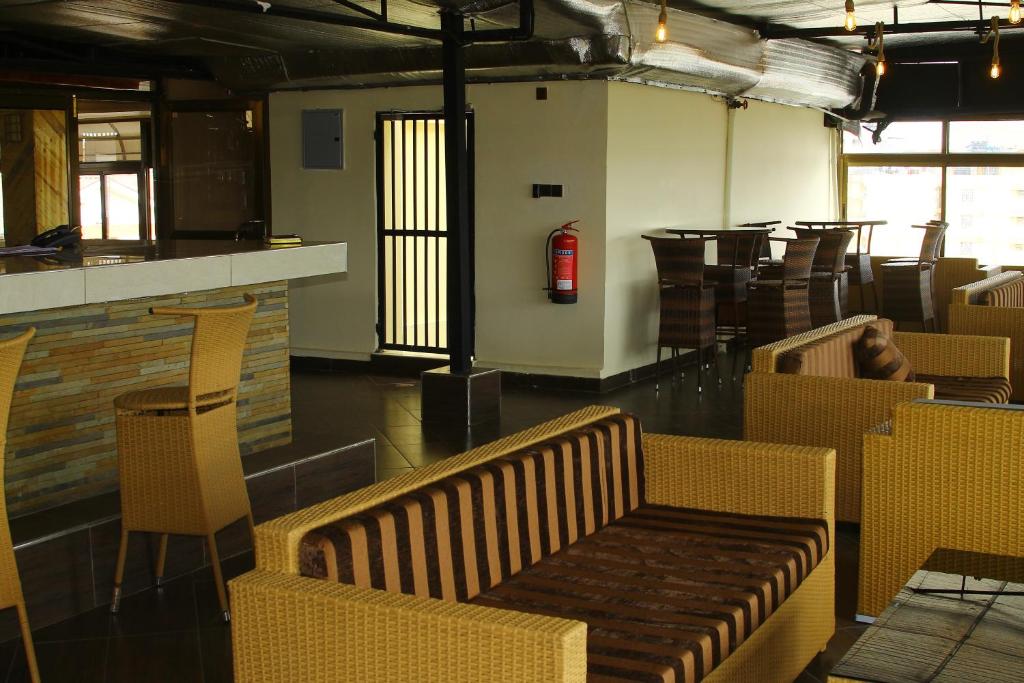 Posezení v ubytování Airport Landing Hotel