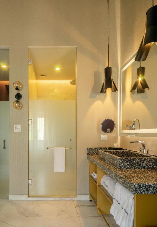Koupelna v ubytování Hotel Boutique Casa Zevallos