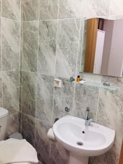 Koupelna v ubytování Şato Apart Hotel