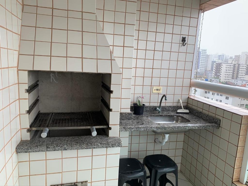  Apto com Churrasqueira Piscina