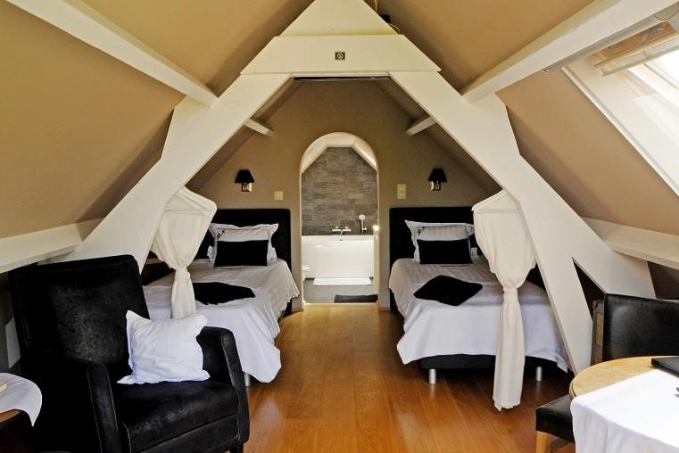 Posezení v ubytování B&B Bertem Natuur