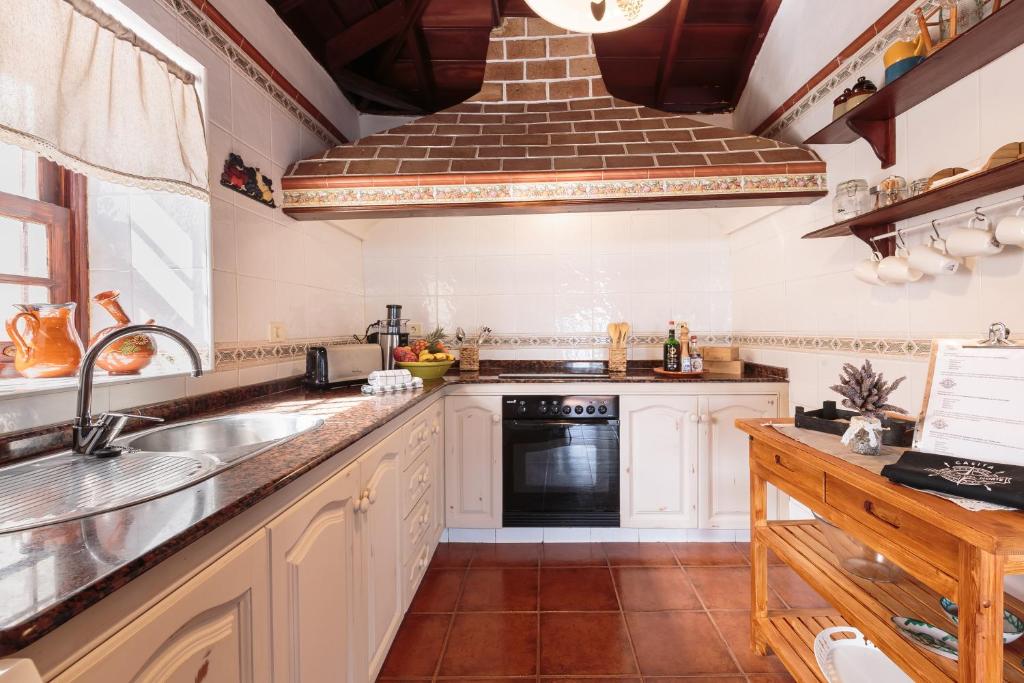 Kuchyň nebo kuchyňský kout v ubytování Casita Estrella del Norte