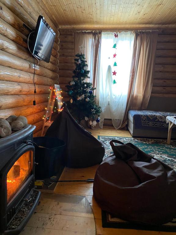 Posezení v ubytování Cottage Marko